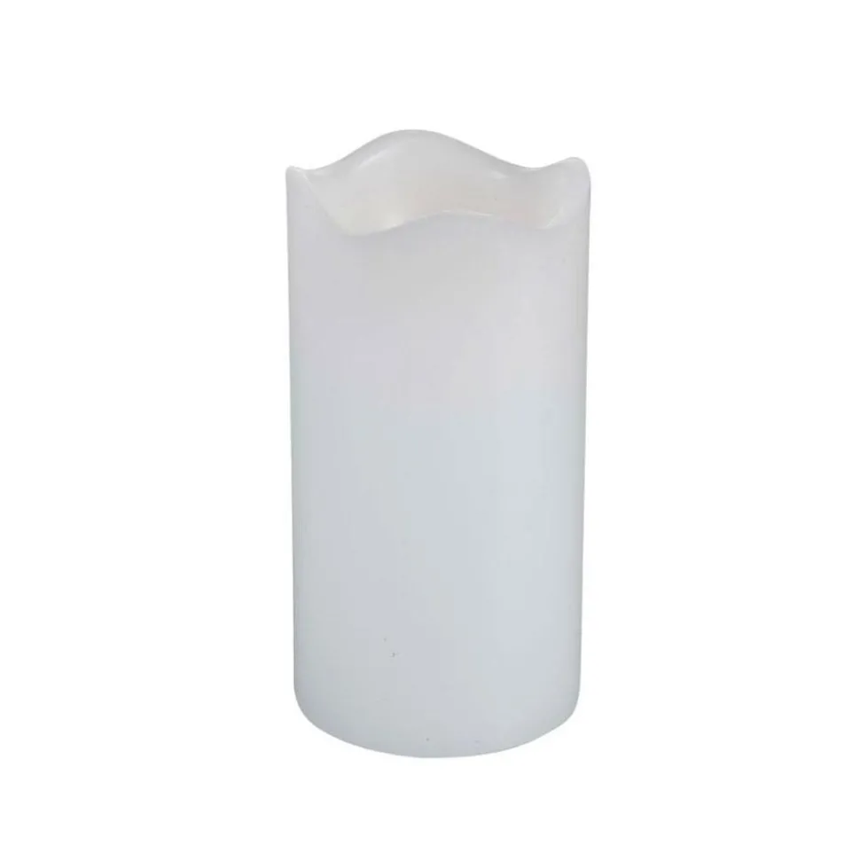 Świeca LED biała z funkcją timera 13x7cm