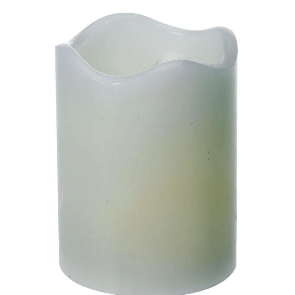 Świeca LED biała z funkcją timera 9x7cm * Aroma Di Rogito Best
