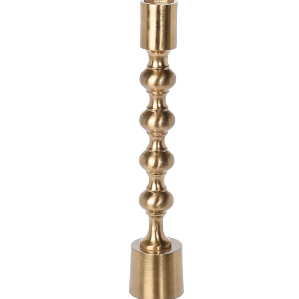 Świecznik złoty w stylu glamour 23 cm * H&S Decoration Discount