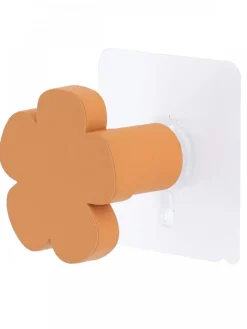 Wieszak ścienny bambusowy D5 FLOWER ochre