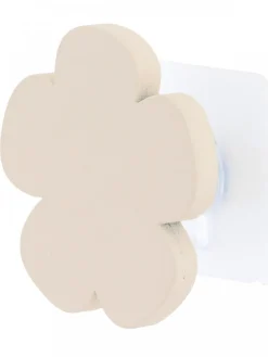 Wieszak ścienny bambusowy D8 FLOWER ivory