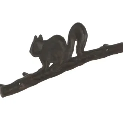 Wieszak żeliwny z wiewiórką 36cm