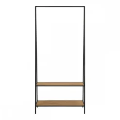 Wieszak na ubrania 2 półki loft Seaford