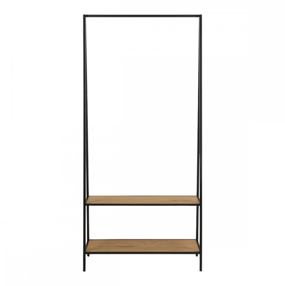 Wieszak na ubrania 2 półki loft Seaford