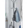Wieszak stojący metalowy biały 175 cm