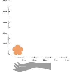 Wieszak ścienny bambusowy D8 FLOWER ochre * TENDANCE Sale