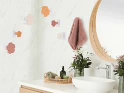 Wieszak ścienny bambusowy D8 FLOWER ochre * TENDANCE Sale