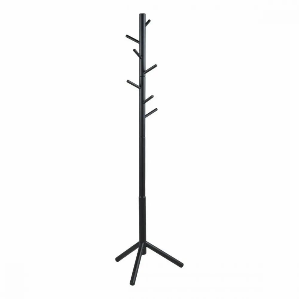 Wieszak na ubrania 7 haków 176 cm czarny Bremen * Actona Discount