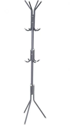 Wieszak stojący metalowy szary 175 cm * H&S Decoration Hot