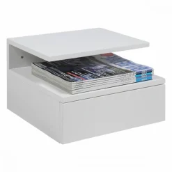 Wisząca szafka nocna biała Ashlane * Actona Discount