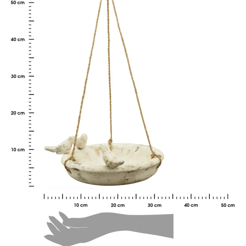 Wiszące poidełko z ptaszkami h32,5 cm