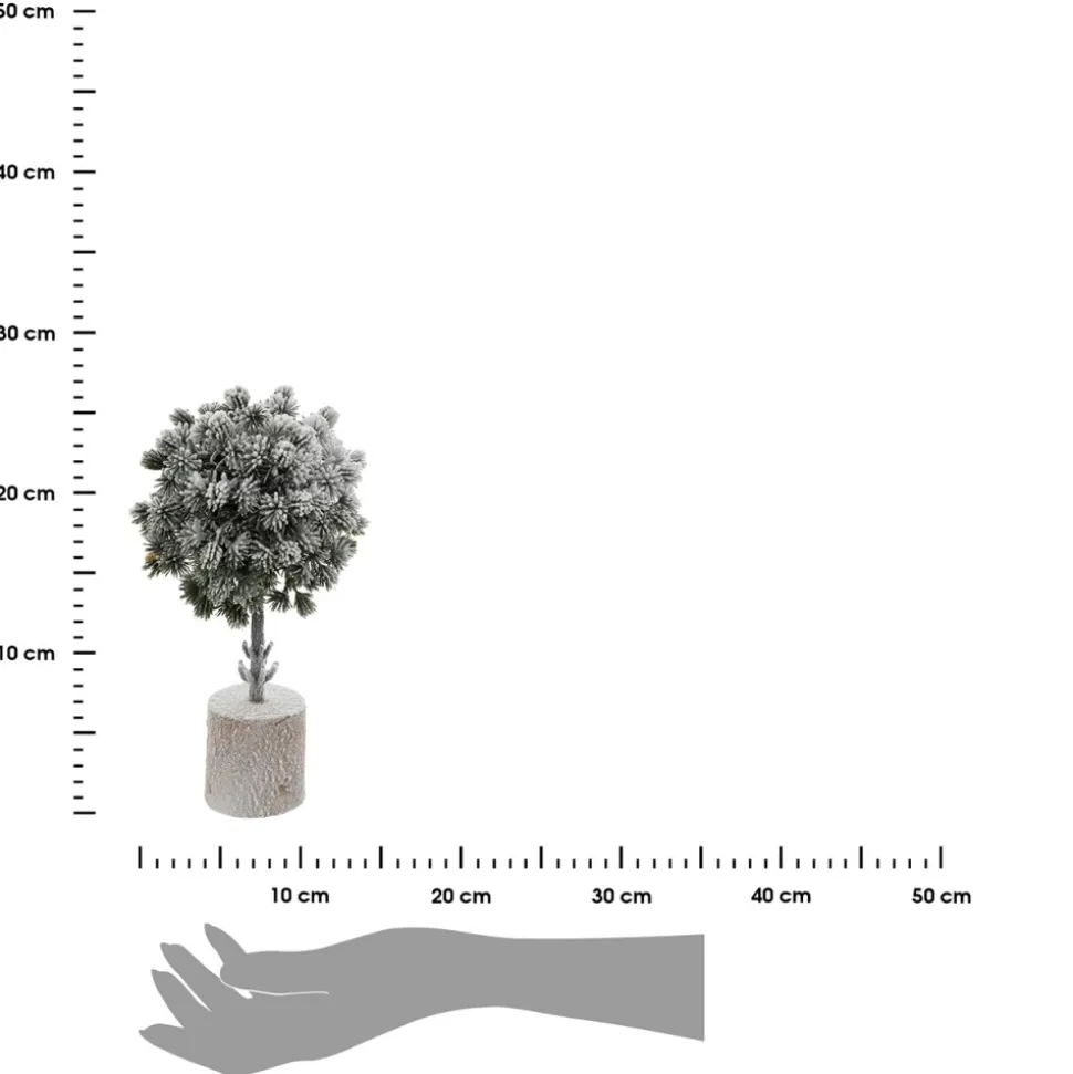 Świąteczne drzewko dekoracyjne 25cm