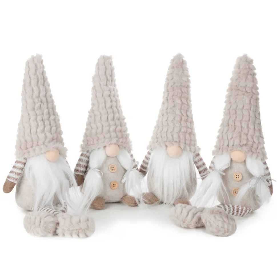 Świąteczny skrzat DOLL/87/B kucyki beż