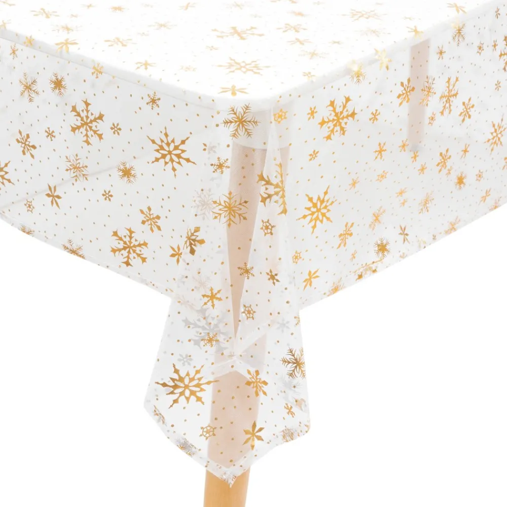 Świąteczny obrus Snowflake 140x360cm * Atmosphera Best