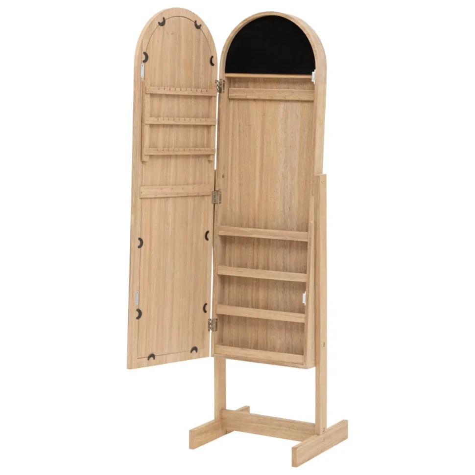 Wolnostojąca szafka na biżuterię z lustrem 145cm
