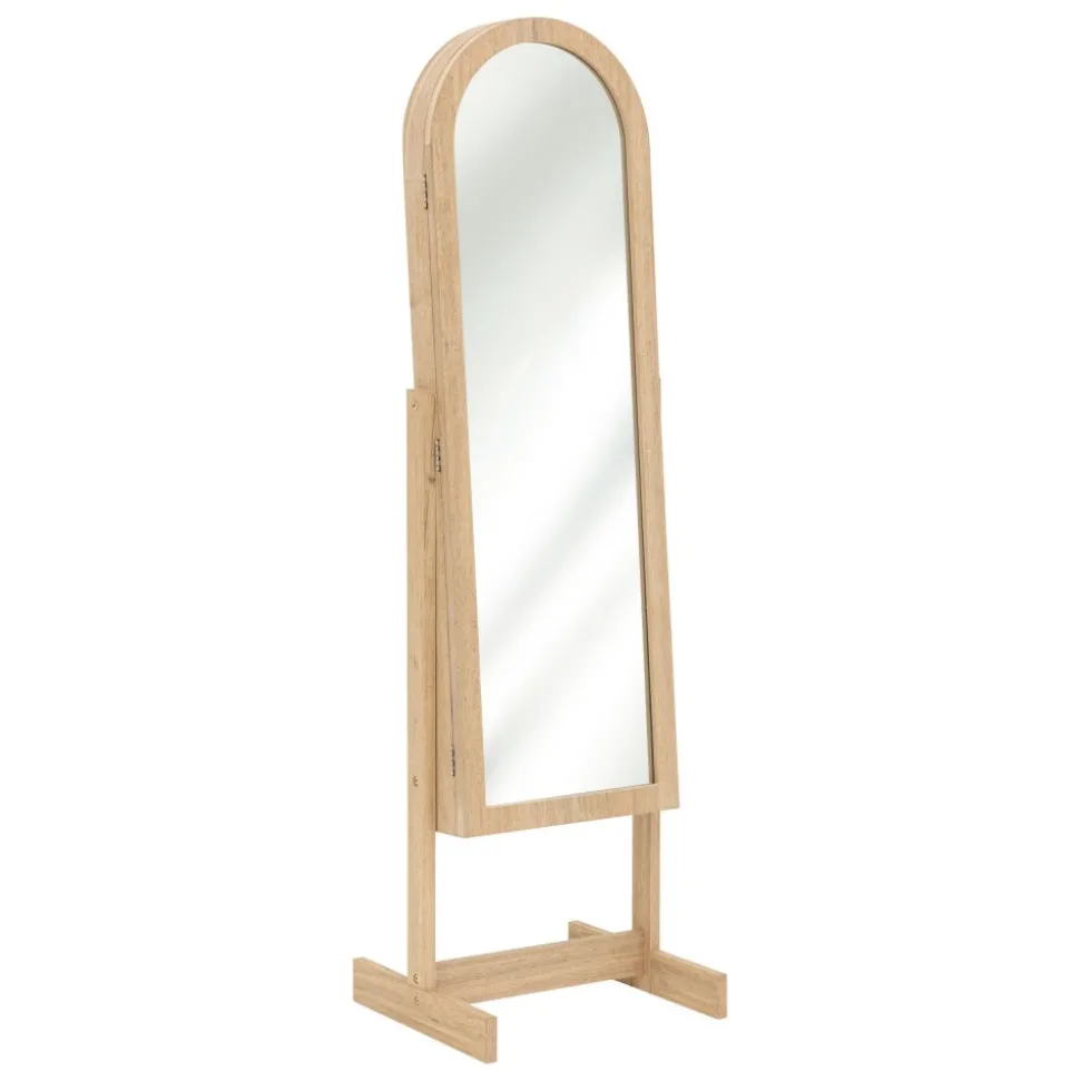 Wolnostojąca szafka na biżuterię z lustrem 145cm