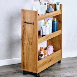 Wąski regał na kółkach 22x60xh78 cm