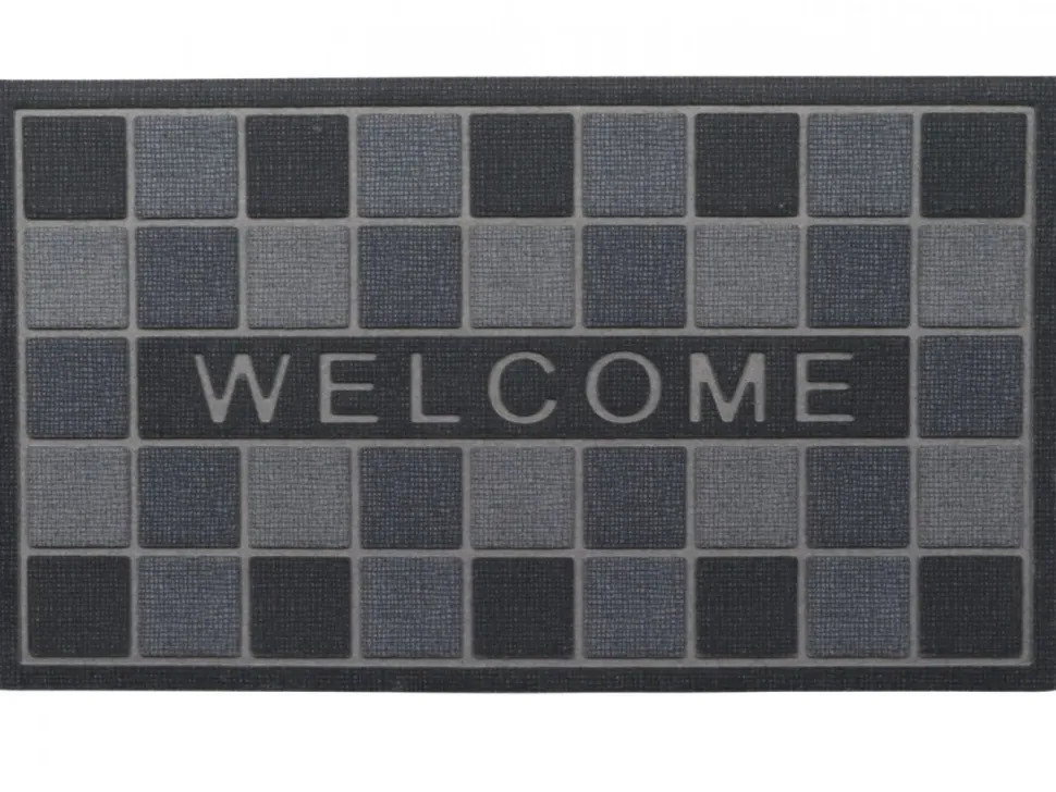 Wycieraczka gumowa Welcome szara 43x75 cm