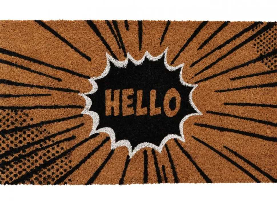 Wycieraczka kokosowa HELLO 33x60 cm