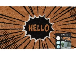 Wycieraczka kokosowa HELLO 33x60 cm
