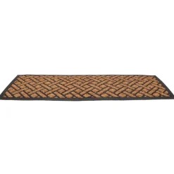 Wycieraczka z włókna kokosowego XL geometryczny design 120 cm