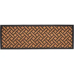 Wycieraczka z włókna kokosowego XL geometryczny design 120 cm
