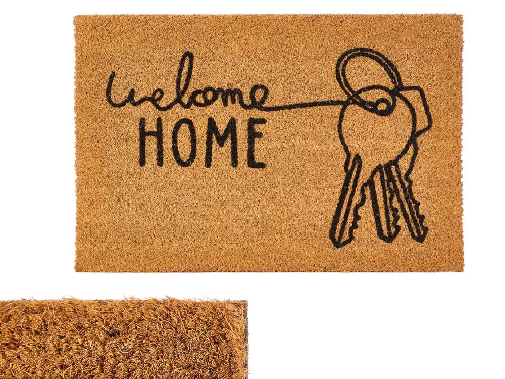 Wycieraczka kokosowa Welcome Home 60x40 cm klucze * GIFTDECOR Online