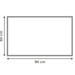 Wycieraczka wewnętrzna 60x90 cm szara * 5five Simply Smart Clearance