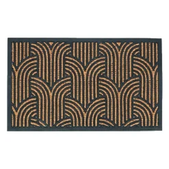 Wycieraczka z włókna kokosowego Art deco 75,5x45,5 cm * Esschert Design Clearance