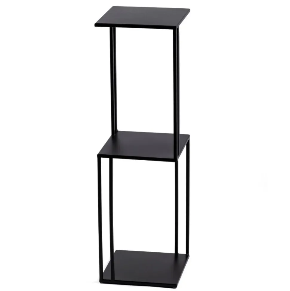 Wysoki kwietnik stojący na 3 doniczki 80 cm