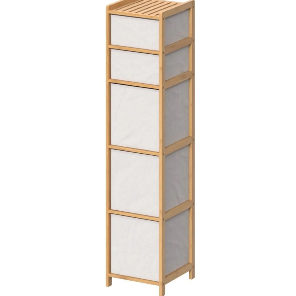 Wysoki 5-poziomowy regał 144 cm Tidy Box