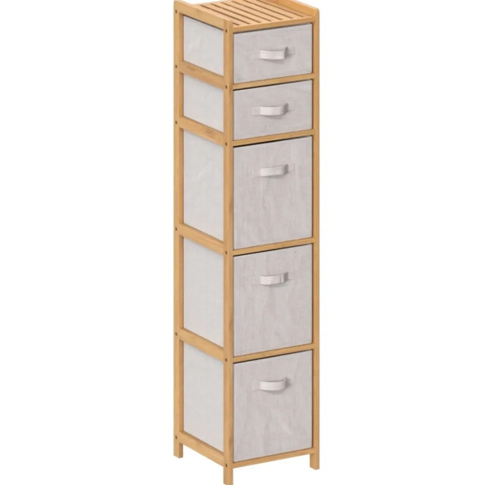 Wysoki 5-poziomowy regał 144 cm Tidy Box