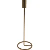 Wysoki świecznik w kolorze złotym 31 cm * H&S Decoration Online