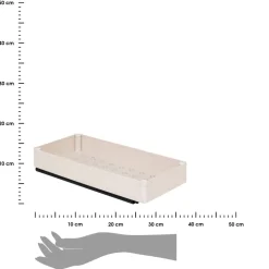 Wysuwany organizer do szafek 38,6x17,5 cm Stora beż