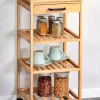 Wózek kuchenny bambusowy z szufladą 34 x 34 x h73 cm * Kesper Discount