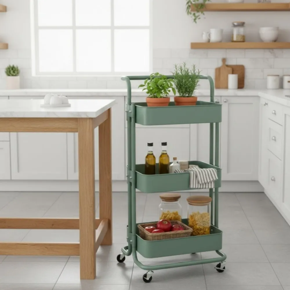 Wózek mobilny metalowy Trolley zielony * 5five Simply Smart Sale
