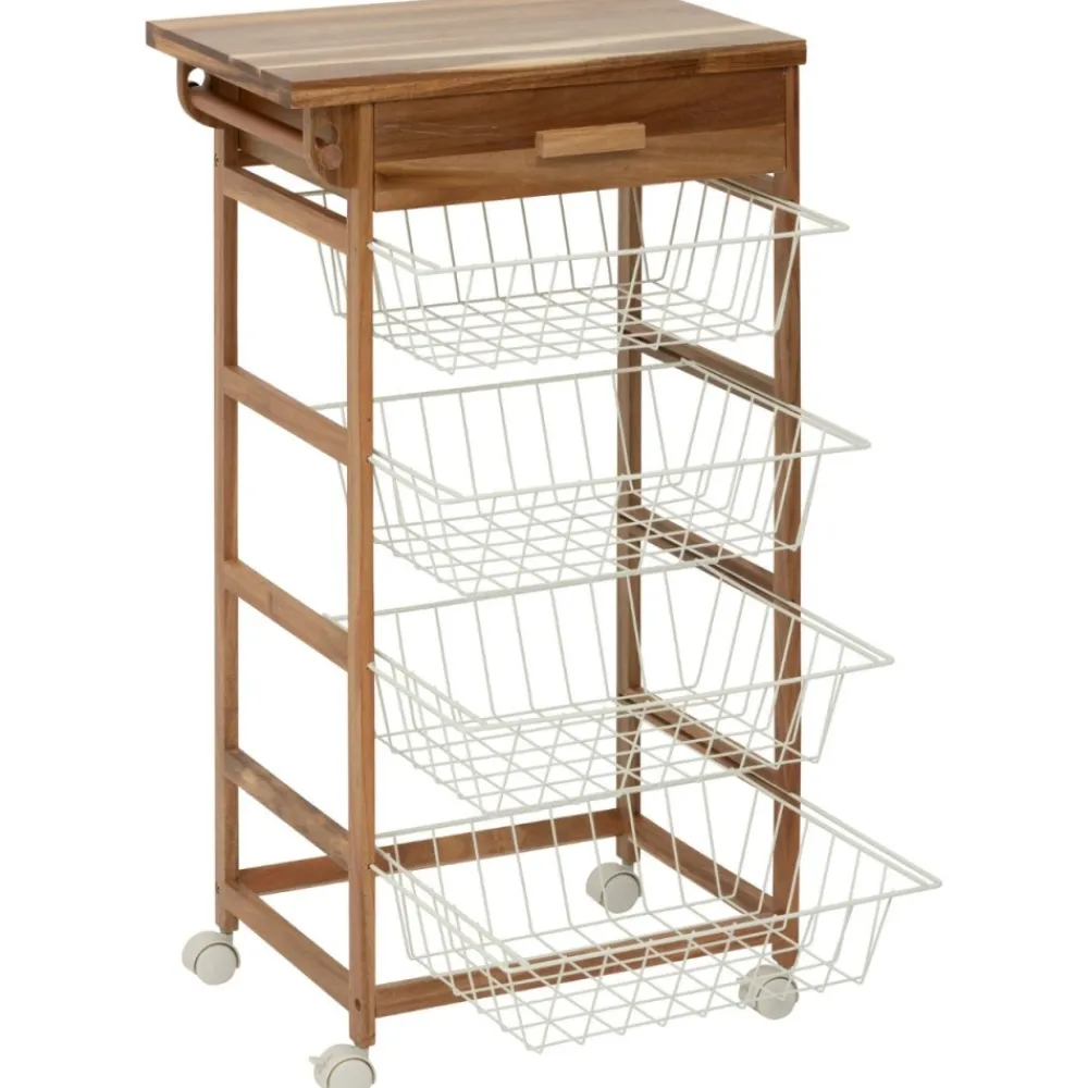 Wózek mobilny Trolley 88,8 cm beżowy * 5five Simply Smart New