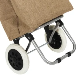 Wózek zakupowy ECO ROLL torba z juty na zakupy * HowHomely Outlet