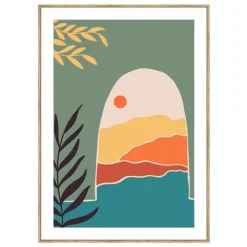 2x Obraz ścienny na płótnie rama mdf 71 cm