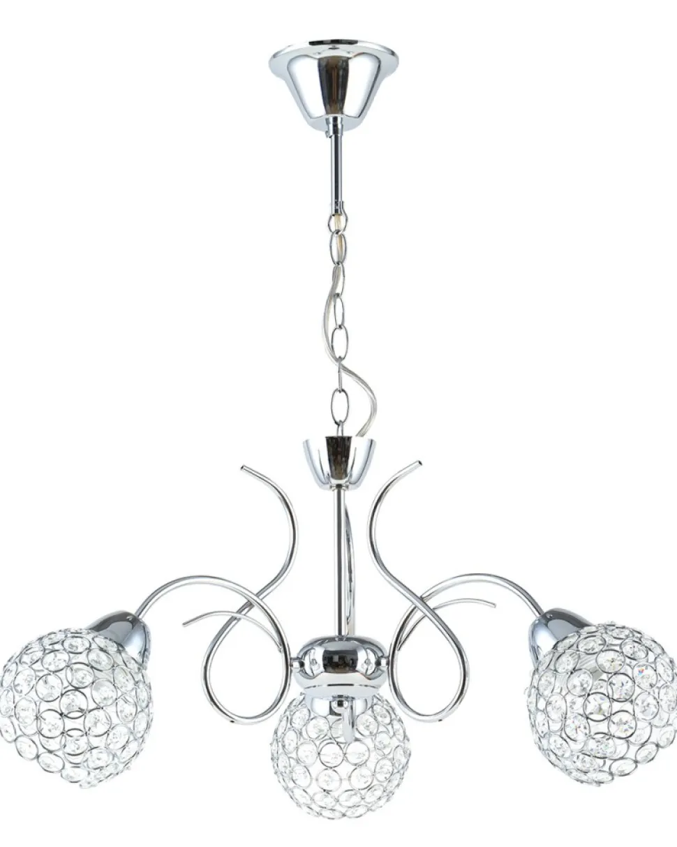 Żyrandol kryształowy wiszący Crystal III 3xE27