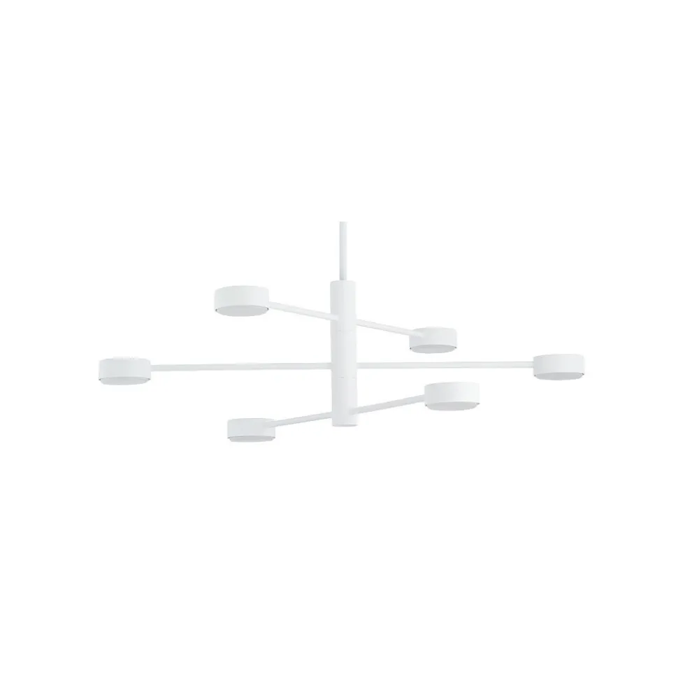 Żyrandol ORBIT Biały 6xGX53