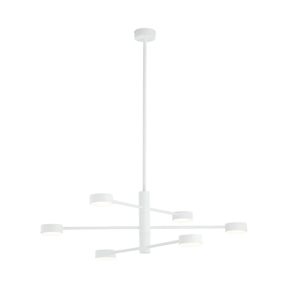 Żyrandol ORBIT Biały 6xGX53