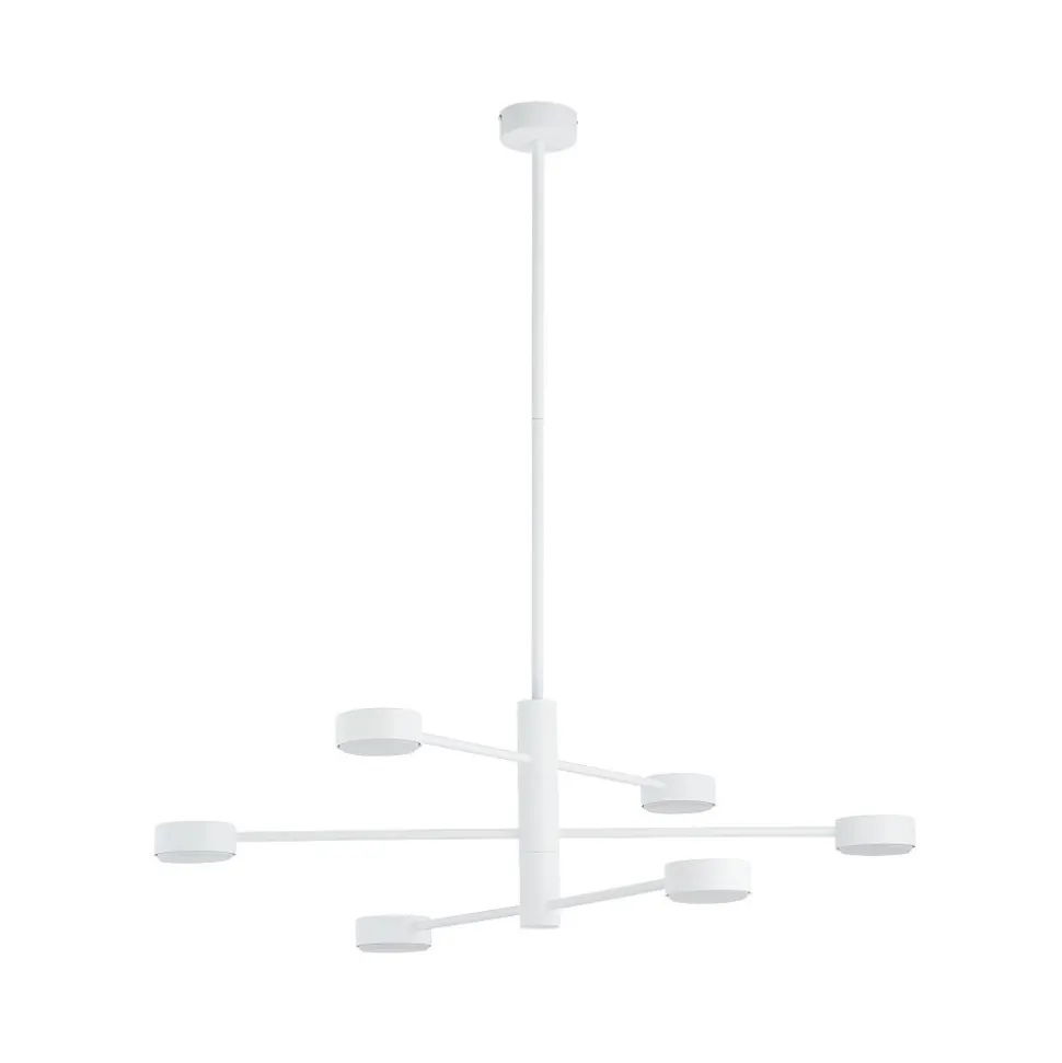 Żyrandol ORBIT Biały 6xGX53