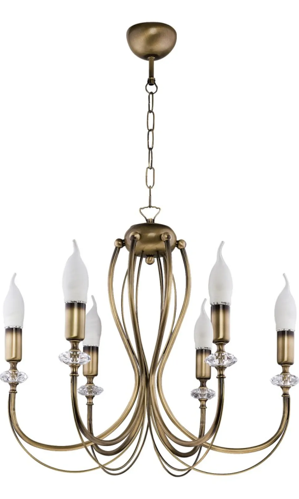 Żyrandol Świecznikowy MELODY Patyna 5xE14