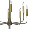 Żyrandol AKASYA Złoty 8xE14 * Luminex Outlet
