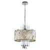 Żyrandol MARGOT Srebrny Szklane Kryształy 6xE14 43cm * Eko-light Discount