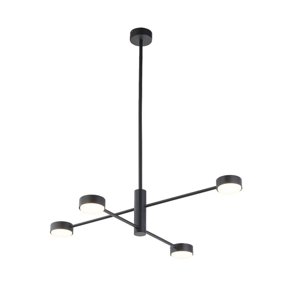 Żyrandol ORBIT Czarny 4xGX53 * Nowodvorski Discount