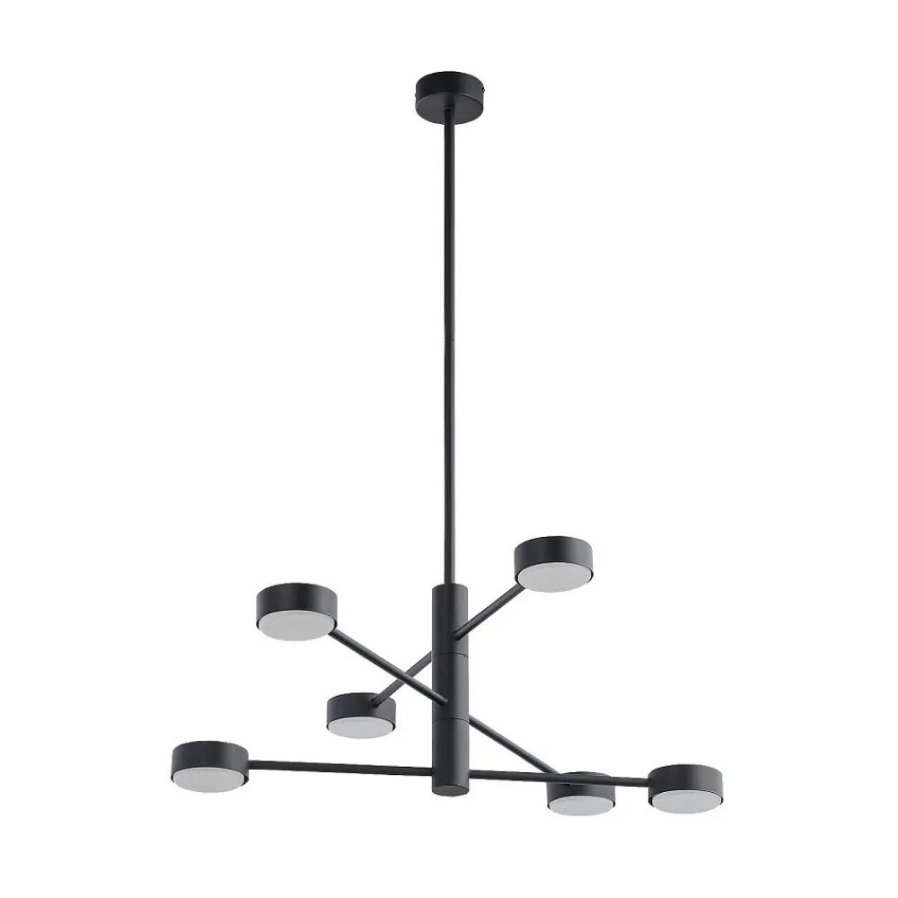 Żyrandol ORBIT Czarny 6xGX53 * Nowodvorski New