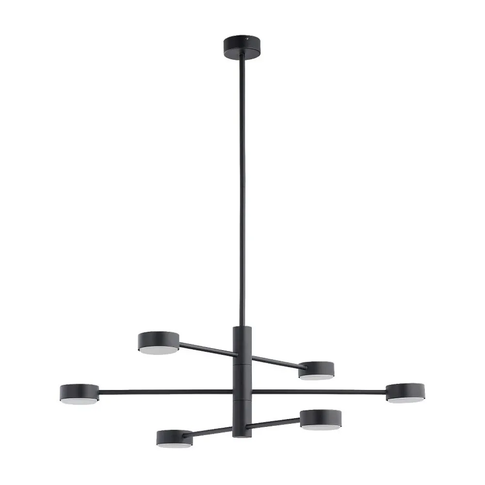 Żyrandol ORBIT Czarny 6xGX53 * Nowodvorski New