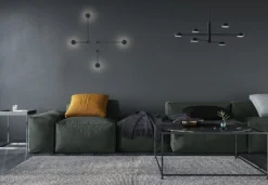 Żyrandol ORBIT Czarny 6xGX53 * Nowodvorski New